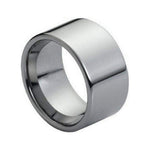 12mm Tungsten High-Polish Flat Band