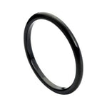 2mm Black Tungsten High-Polish Band