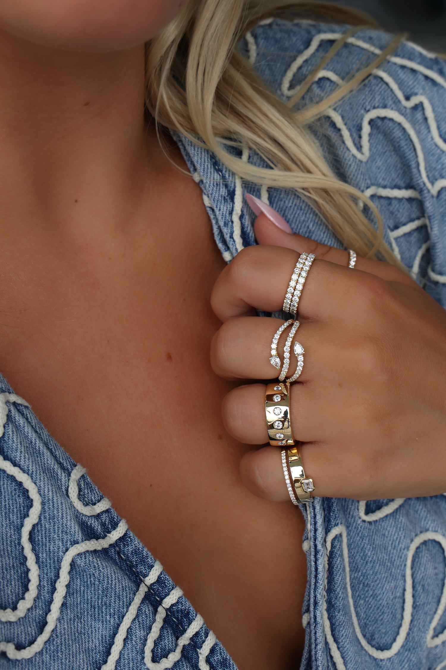 Emerald Diamond Band - Pasha Fine Jewelry