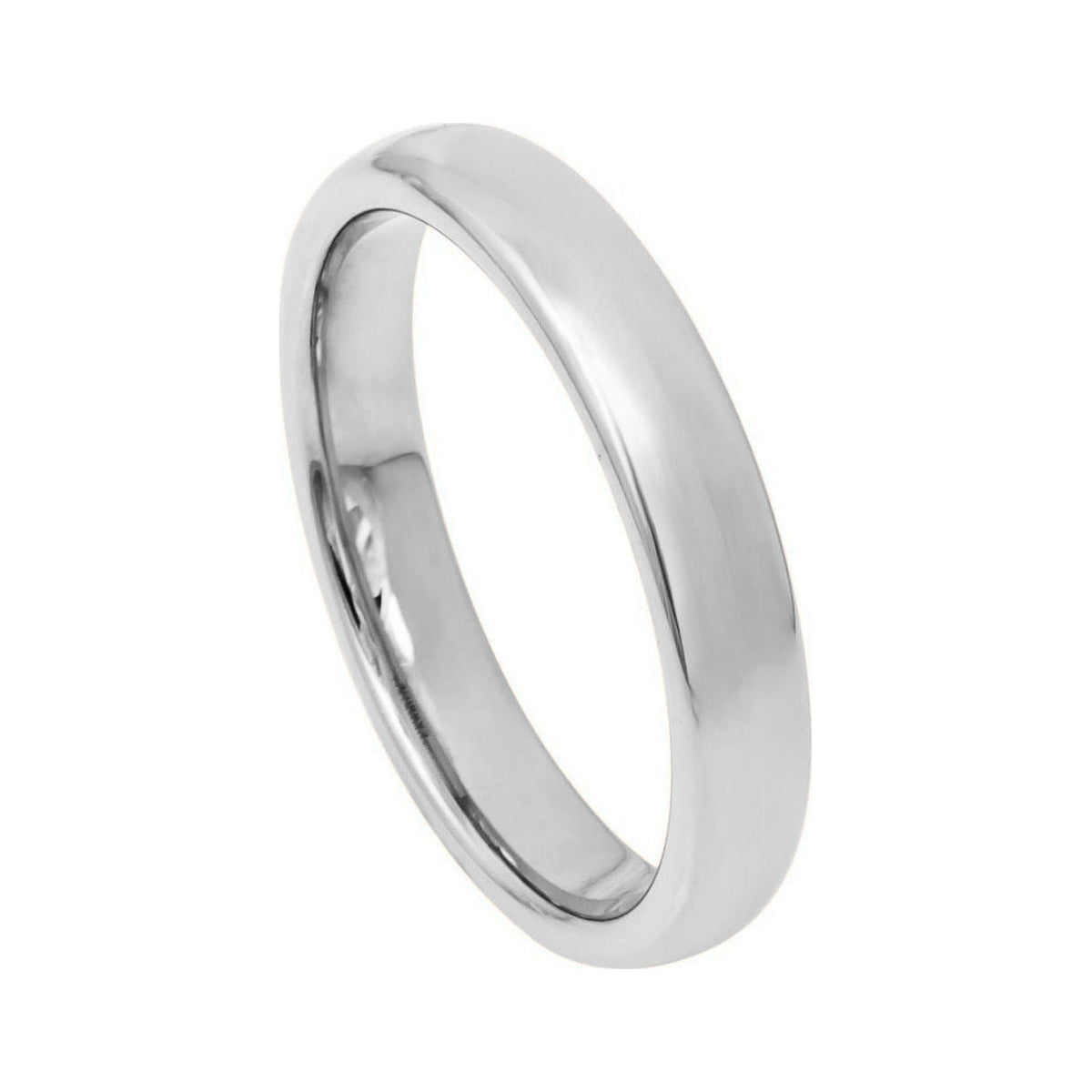 4mm Tungsten High-Polish Domed Band