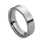6mm Tungsten High-Polish Flat Band