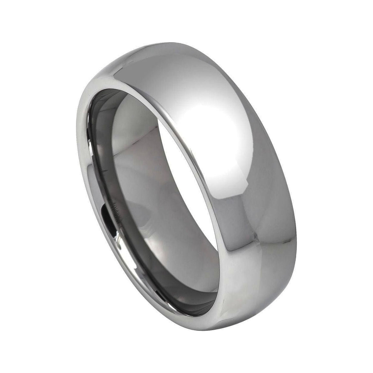 7mm Tungsten High-Polish Domed Band