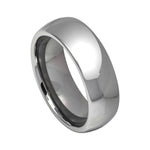 7mm Tungsten High-Polish Domed Band