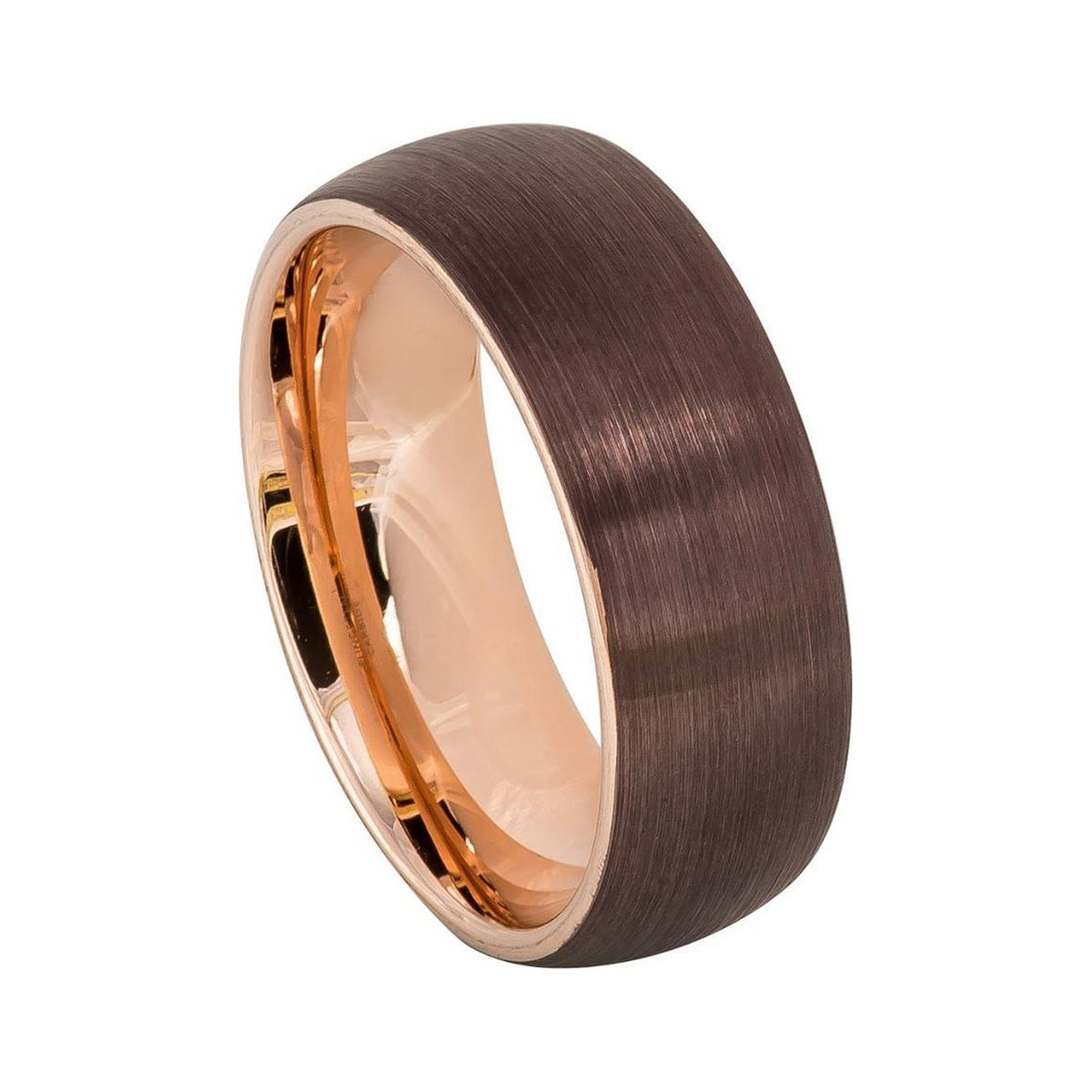 8mm Brown Tungsten Band