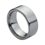 9mm Tungsten High-Polish Flat Band