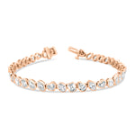 Bezel Set Multi Stone Bracelet - Pasha Fine Jewelry