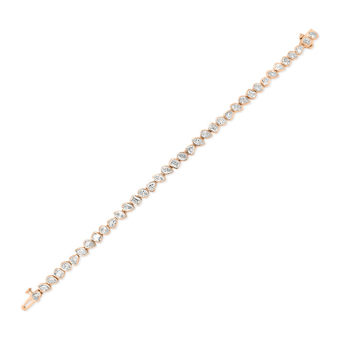 Bezel Set Multi Stone Bracelet - Pasha Fine Jewelry