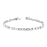 emerald bezel set bracelet
