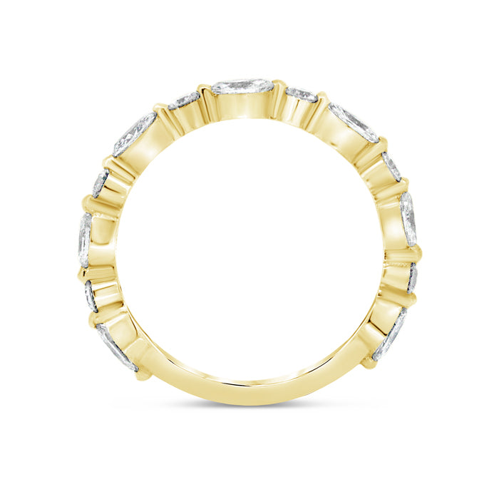Marquise and Round Diamond Ring - Pasha Fine Jewelry