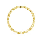 Scallop & Square Eternity Band - Pasha Fine Jewelry