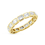 East/West Emerald Eternity Band - Pasha Fine Jewelry