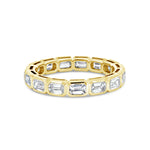 East/West Emerald Eternity Band - Pasha Fine Jewelry