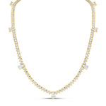7 Pear Tennis Necklace - Pasha Fine Jewelry