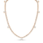 7 Pear Tennis Necklace - Pasha Fine Jewelry