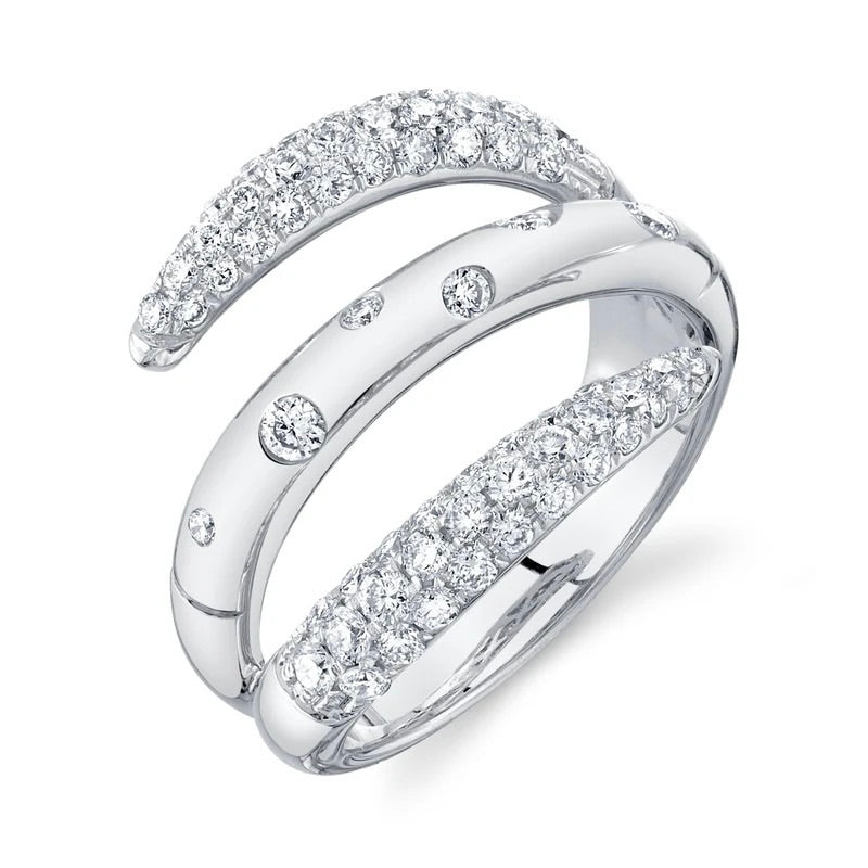 Pavé Wrap Ring - Pasha Fine Jewelry