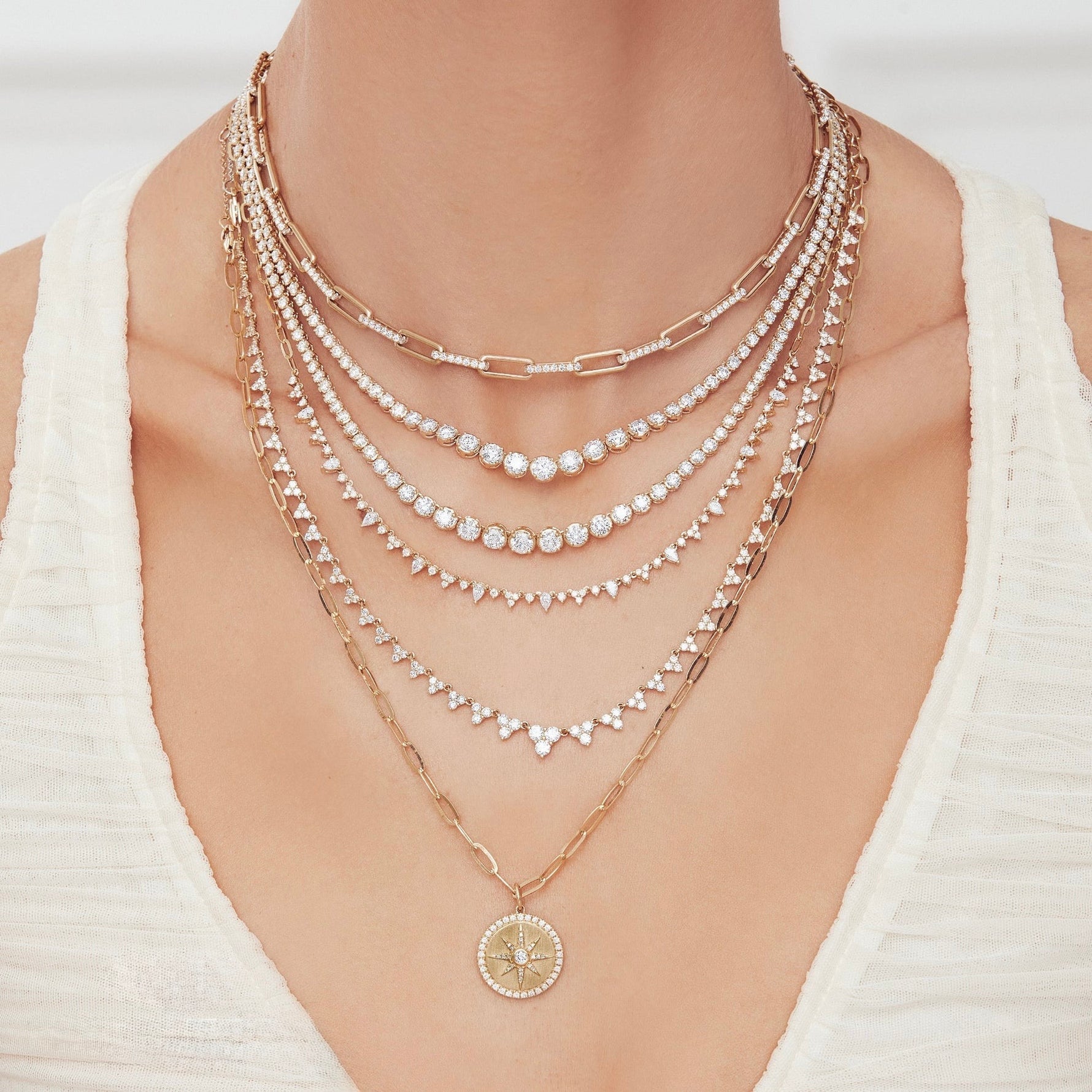 Pear Diamond Necklace - Pasha Fine Jewelry
