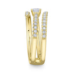 Emerald/Pavé Wrap Ring - Pasha Fine Jewelry