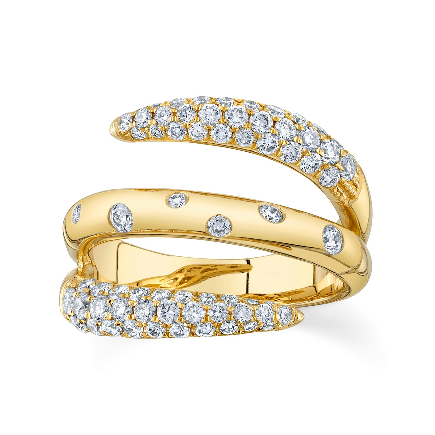 Pavé Wrap Ring - Pasha Fine Jewelry