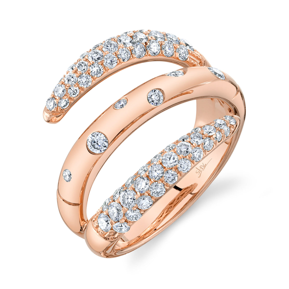 Pavé Wrap Ring - Pasha Fine Jewelry