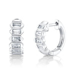 Emerald Huggie Earrings - Pasha Fine Jewelry