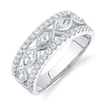 Bezel Marquise Band - Pasha Fine Jewelry