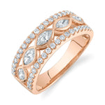 Bezel Marquise Band - Pasha Fine Jewelry