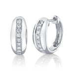 Diamond Dome Earrings - Pasha Fine Jewelry