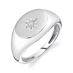 Starburt Signet Ring - Pasha Fine Jewelry