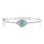 Evil Eye Bangle - Pasha Fine Jewelry