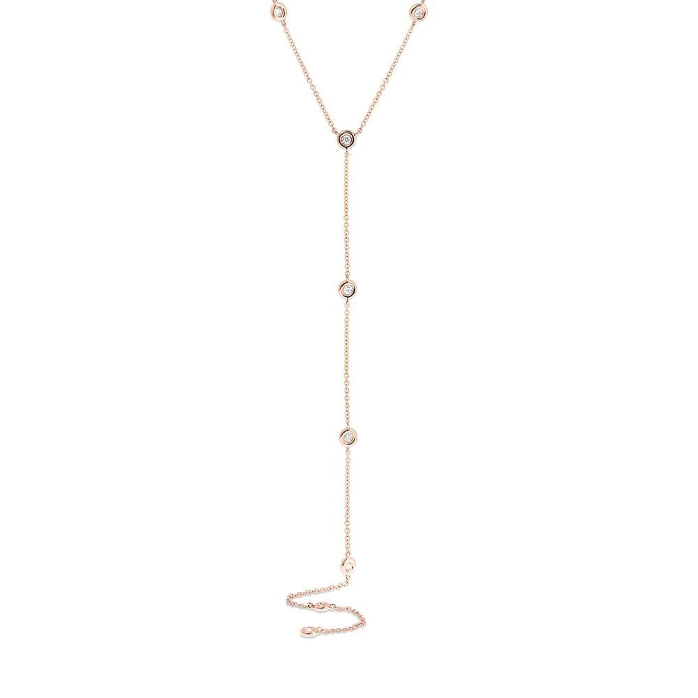 Diamond Lariat Necklace - Pasha Fine Jewelry