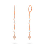 Diamond Baguette Drop Earrings - Pasha Fine Jewelry