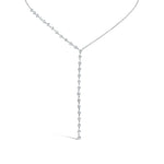 Half Bezel Diamond Necklace - Pasha Fine Jewelry
