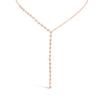 Half Bezel Diamond Necklace - Pasha Fine Jewelry