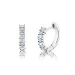 Baguette Diamond Huggies - Pasha Fine Jewelry
