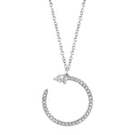 Diamond Pear Necklace - Pasha Fine Jewelry