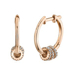 Free Moving Diamond Huggies - Pasha Fine Jewelry