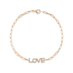 LOVE Paper Clip Bracelet - Pasha Fine Jewelry