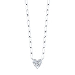 Diamond Heart Link Necklace - Pasha Fine Jewelry