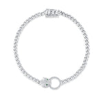 Cuban Link Panther Bracelet - Pasha Fine Jewelry