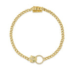 Cuban Link Panther Bracelet - Pasha Fine Jewelry