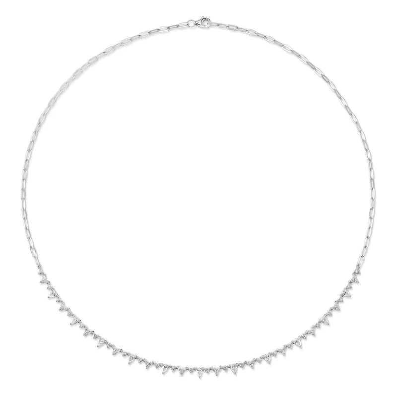 Pear Diamond Necklace - Pasha Fine Jewelry