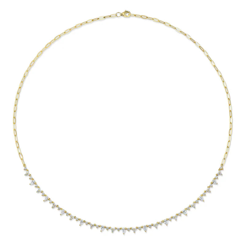 Pear Diamond Necklace - Pasha Fine Jewelry