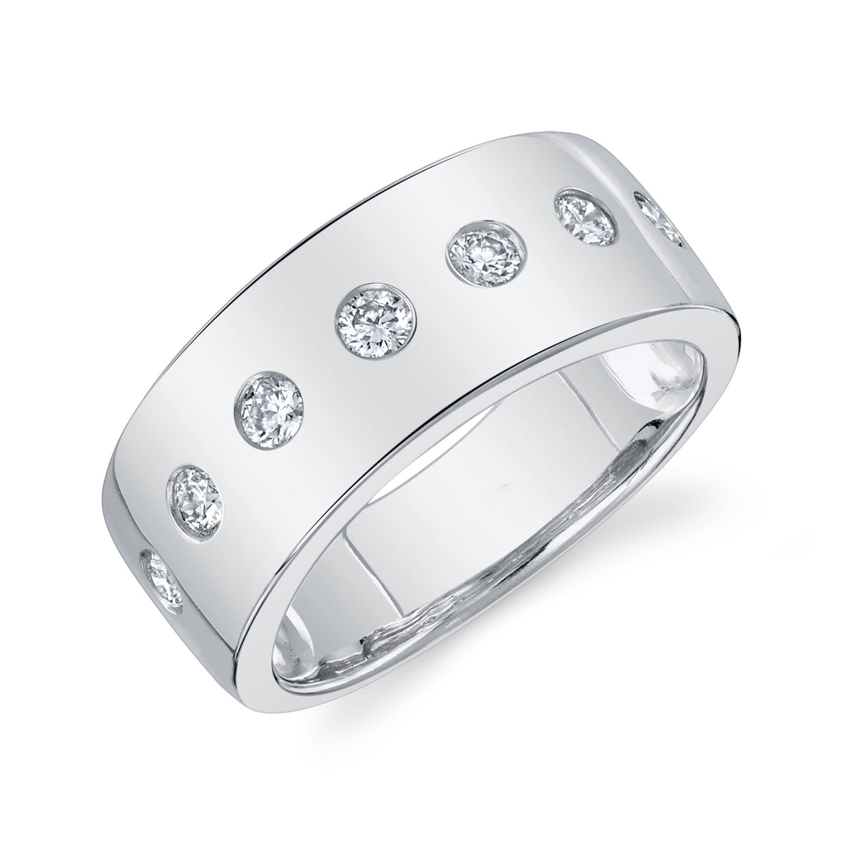 7 Bezel Diamond Ring - Pasha Fine Jewelry