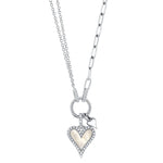 Mother of Pearl Heart Necklace - Pasha Fine Jewelry