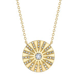 Sunburst Diamond Necklace - Pasha Fine Jewelry