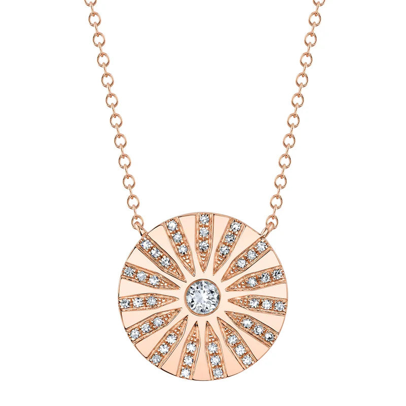 Sunburst Diamond Necklace - Pasha Fine Jewelry