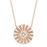 Sunburst Diamond Necklace - Pasha Fine Jewelry