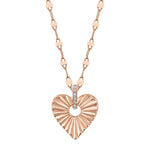 Fluted Heart Pendant - Pasha Fine Jewelry