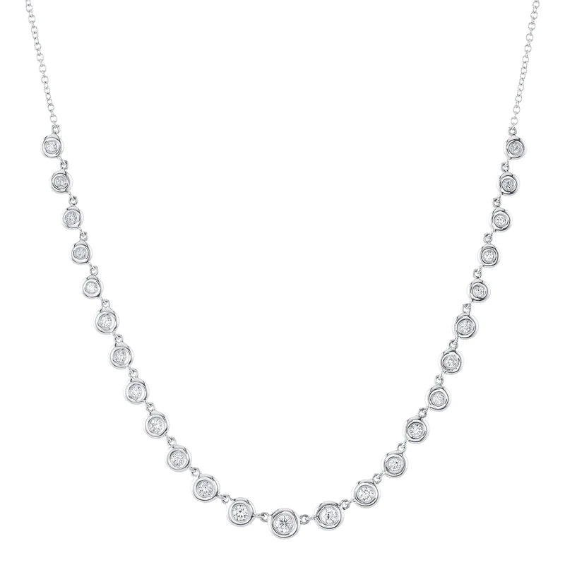 Diamond Bezel Necklace - Pasha Fine Jewelry