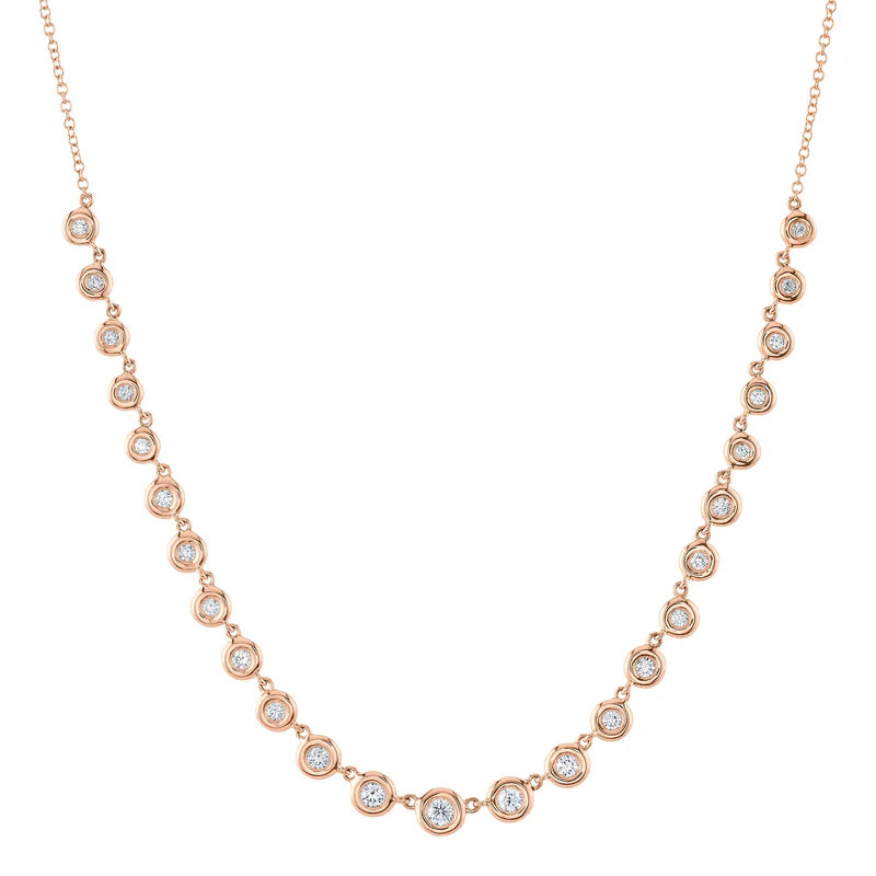 Diamond Bezel Necklace - Pasha Fine Jewelry